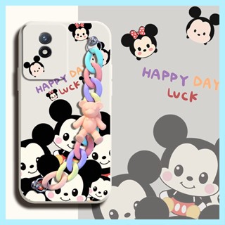 Skin-friendly feel Liquid silicone shell Phone Case For VIVO Y02 4G Skin feel silicone cute Solid color protective case