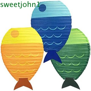 Sweetjohn โคมไฟกระดาษ รูปปลาจีนน่ารัก สําหรับตกแต่ง