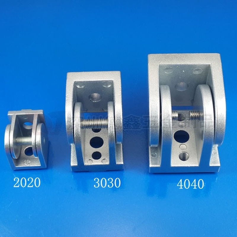 2020/3030/4040/4545 บานพับโลหะผสมสังกะสี อลูมิเนียมอัลลอยด์ ข้อต่อข้อต่อหมุน มุมขวา