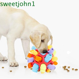 Sweetjohn ของเล่นฝึกสุนัข แบบโต้ตอบ ที่น่าสนใจ สร้างสรรค์ ทักษะการให้อาหาร ของเล่นฝึกสุนัข