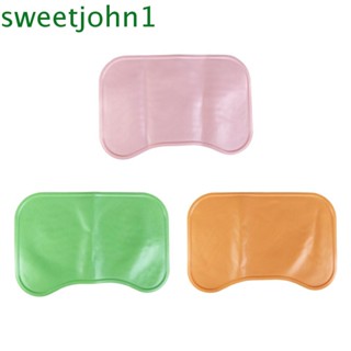 Sweetjohn แผ่นรองจานอาหารสัตว์เลี้ยง กันลื่น กันรั่วซึม พร้อมริมฝีปากสูง สําหรับสุนัข แมว