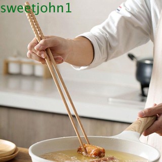 Sweetjohn ตะเกียบไม้ กันลื่น สําหรับทําซูชิ ก๋วยเตี๋ยว