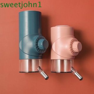 Sweetjohn ขวดน้ําดื่มอัตโนมัติ แบบแขวน สําหรับสัตว์เลี้ยง สุนัข แมว