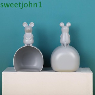 Sweetjohn ถ้วยตวงข้าว ลายการ์ตูน อุปกรณ์เสริม สําหรับทําอาหารที่บ้าน