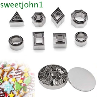 Sweetjohn แม่พิมพ์ตัดดินเผา เซรามิก โพลิเมอร์ ทรงสี่เหลี่ยม DIY