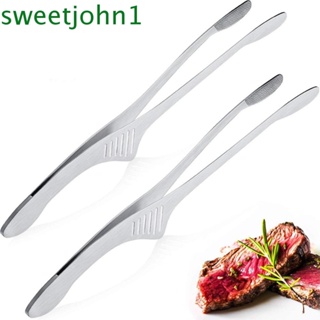 Sweetjohn ที่คีบเนื้อสัตว์ ขนมปัง สเตนเลส สไตล์เกาหลี ญี่ปุ่น