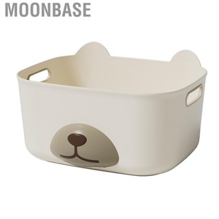 Moonbase Desktop Storage Box  Home Tidy Open Bin Cute Appearance for Drawer