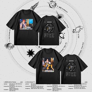 Kpop Stray Kids “★★★★★ (5-STAR) เสื้อยืดลําลอง ผ้าฝ้าย แขนสั้น คอกลม พิมพ์ลาย TEASER IMAGE สําหรับผู้ชาย และผู้หญิง