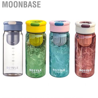 Moonbase Student Handy Cup  Lightweight Plastic Water Bottle Clear Body for Office