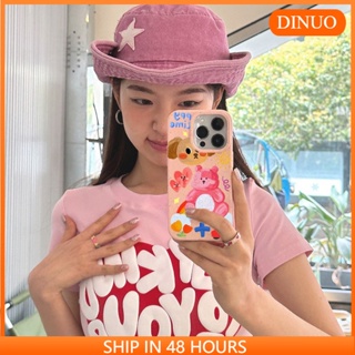 เคสโทรศัพท์มือถือ ลายข้าวสาลี สีชมพู สําหรับ Iphone 14promax 13 12 11 XR XS X XSMAX-DINUO