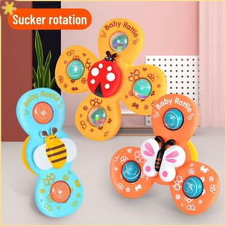 [LBE] Suction Cup Spinner Toy 3pcs Cartoon Animal Hand Fingertip Spinning Decompression Toy