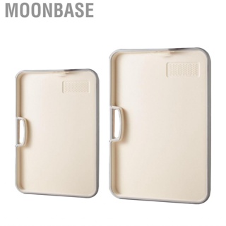 Moonbase Cutting Board  Double Sided PP Chopping Grind Zone for Home