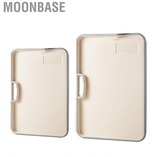 Moonbase Cutting Board  Double Sided PP Chopping Grind Zone for Home