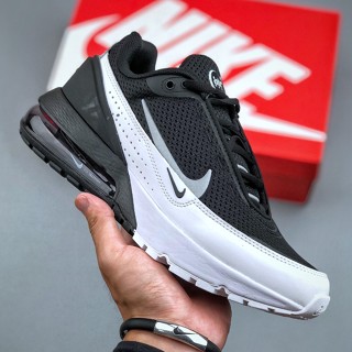 Air MAX PULSE Breath Air Cushion รองเท้ากีฬา รองเท้าวิ่ง สีดํา และสีขาว สีเทา สําหรับผู้ชาย