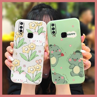 Solid color soft shell Phone Case For VIVO Y17/Y3/Y15/Y12/U3X/V1901A Back Cover Simplicity Lens package Skin feel silicone