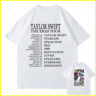 Yyds TAYLOR SWIFT เสื้อยืด ผ้าฝ้าย พิมพ์ลาย the eras tour fans suport