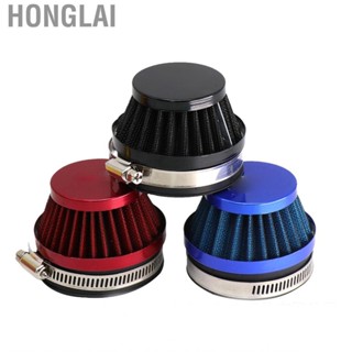 Honglai Universal Motorcycle Air Filter High Flow Intake Cleaner Washable for Motorbike Refitting