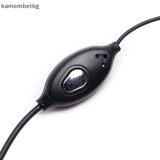 Kamembetbg ชุดหูฟังวิทยุสื่อสาร แบบมีสาย 2 Pin สําหรับ Baofeng BF-888S UV5R Walkie Talkie 992 Earwear TH