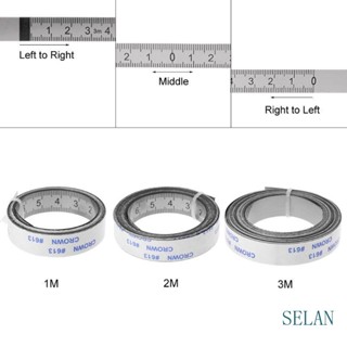 Sel เทปวัดสเกล ไม้บรรทัดสเตนเลส มีกาวในตัว