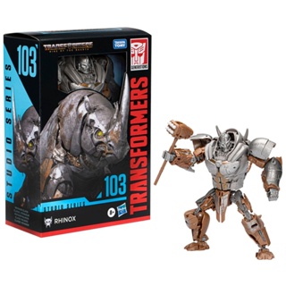 Hasbro Transformers Studio Series SS#103 ฟิกเกอร์ Voyager Class ROTB Rhinox สําหรับตกแต่งบ้าน