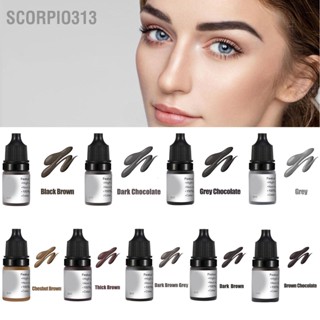 Scorpio313 12 สี 60ml Microblading Practice Pigment แต่งหน้า Lips Eyeliner Eyebrow Tattoo Ink Set