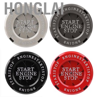 Honglai Engine Start Stop Button Cover Protective  Scratch Spin Design Universal One Key Trim