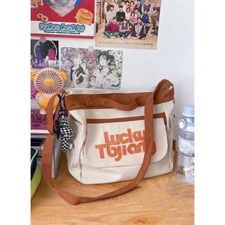 【พร้อมส่ง】miss bag faion กระเป๋าสะพายผู้หญิง กระเป๋าผ้า รุ่น D-1494