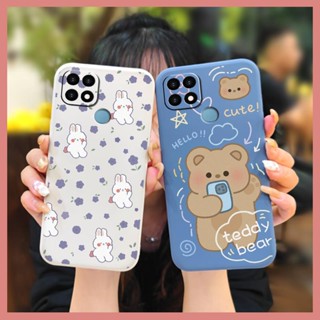 Anti-fall Skin feel silicone Phone Case For OPPO A15 4G/A15S/A35 2021 Camera all inclusive protective case