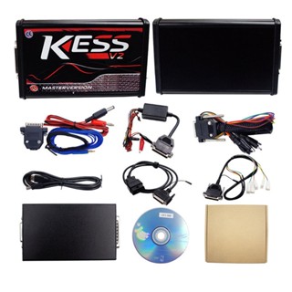 FMD❤ Kess V2 V5.017 Obd2 2.47 Red Pcb No Token Limited Ecu Programming Tool