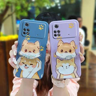 protective case The New Phone Case For Xiaomi Poco M4 Pro 4G Cartoon phone case ins cute Liquid silicone shell