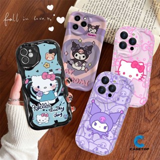 เคสโทรศัพท์มือถือ ขอบโค้ง ลายเฮลโลคิตตี คุโรมิ 3D น่ารัก สําหรับ Realme C25 C20 C3 C1 C2 C20A C21 C25Y C25s C12 C33 C31 C21Y C15 C53 5 5i 7i 6i 5s C55 C35 C11 C30 C17