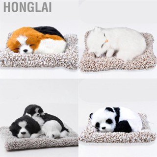 Honglai Car  Toy Dashboard Ornament Cute Shape Fluffy Breathable  for Interior Decoration