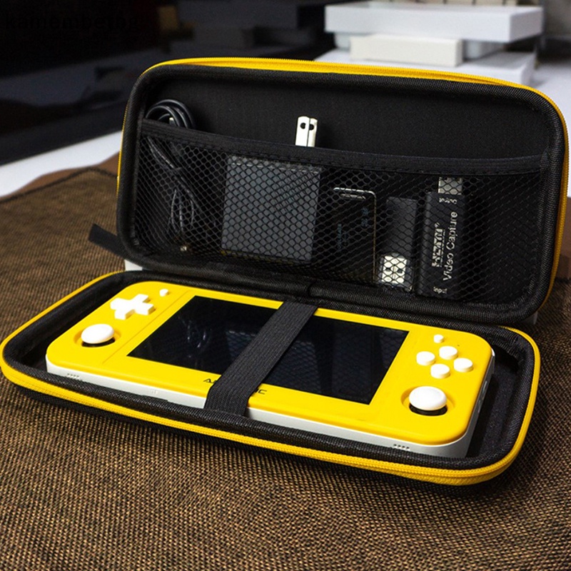 Kamembetbg เคสกระเป๋าใส่เครื่องเล่นเกม RG505 ขนาดเล็ก แบบพกพา สีดํา สําหรับวิดีโอเกมคอนโซล TH
