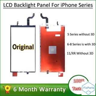 ของแท้ แผงไฟแบ็คไลท์ หน้าจอ LCD 3D พร้อมสายแพ สําหรับ iP 11 XR iphone 6 6S 7 8 Plus