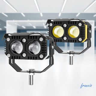 โคมไฟกระพริบ IP68 LED 9-30V 6 โหมด กันน้ํา อุปกรณ์เสริม สําหรับรถจักรยานยนต์ [Francis.th]