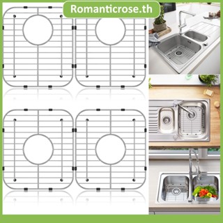 ตะแกรงอ่างล้างจาน สเตนเลส 304 พร้อมมุม R50 สําหรับอ่างล้างจาน 13x12 นิ้ว SHOPSKC8764 2 ชิ้น