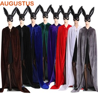 Augustus เสื้อคลุม อเนกประสงค์ 5 สี แฟนซี ปาร์ตี้ ผู้ใหญ่ แม่มด คอสเพลย์ เสื้อคลุม มีฮู้ด