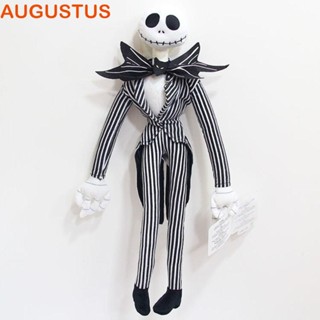 Augustus ตุ๊กตาหัวกระโหลก Skellington ฟองน้ํา 50 ซม. ของเล่นสําหรับเด็ก