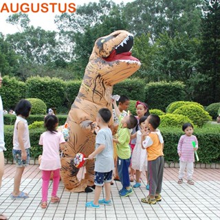 Augustus เครื่องแต่งกาย ชุดแฟนซี แบบเป่าลม ลายสัตว์คริสต์มาส T-Rex