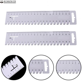 ชุดไม้บรรทัด แบบบางพิเศษ ขนาดเล็ก สําหรับเย็บผ้า 2 ชิ้น