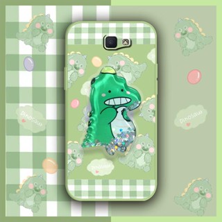 Rotatable stand quicksand Phone Case For Samsung Galaxy J7 Prime/2/2018/ON7 2016/G610F protective case cute Anti-fall