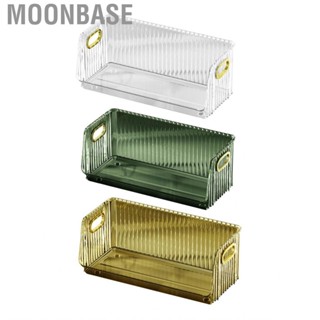 Moonbase Storage Box  Fine Workmanship Stackable Easy Access PET Large  Desktop Rack for Living Room Cups