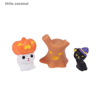 [little.coconut] ตุ๊กตากระต่ายผี แมวดํา ขนาดเล็ก สําหรับตกแต่งบ้านตุ๊กตา 1 ชุด