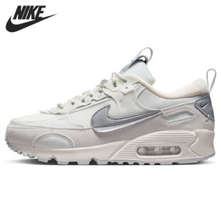 รองเท้าผ้าใบ รองเท้าวิ่ง W Air Max 90 Futura ของแท้ สําหรับผู้หญิง