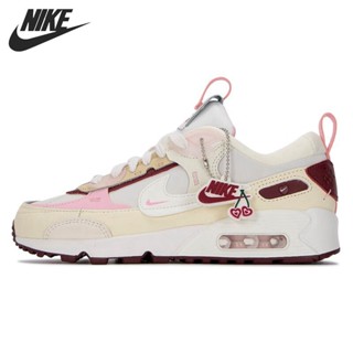 รองเท้าผ้าใบ รองเท้าวิ่ง W Air Max 90 Futura ของแท้ สําหรับผู้หญิง