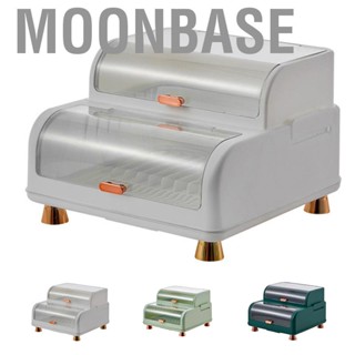 Moonbase Draining Bowl Rack Plastic  Drainer Storage Box Dish  Drying with Lid