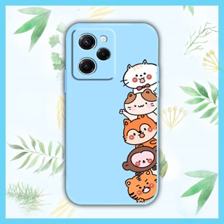 Skin feel silicone Solid color Phone Case For Redmi Note12 Pro Speed/Poco X5 Pro 5G Liquid silicone shell phone case