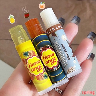 Herorange ลิปบาล์ม ผลไม้ บํารุงริมฝีปาก ติดทนนาน ลดริ้วรอย ต่อต้านริ้วรอย ให้ความชุ่มชื้น 1 ชิ้น