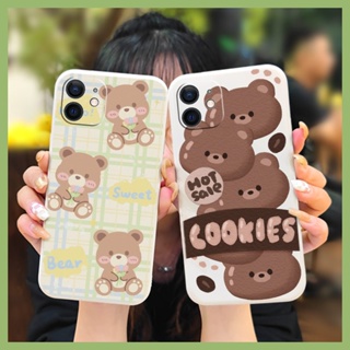 Skin feel silicone Anti-fall Phone Case For iphone 12 Lens package Lens bump protection phone case Back Cover Cartoon