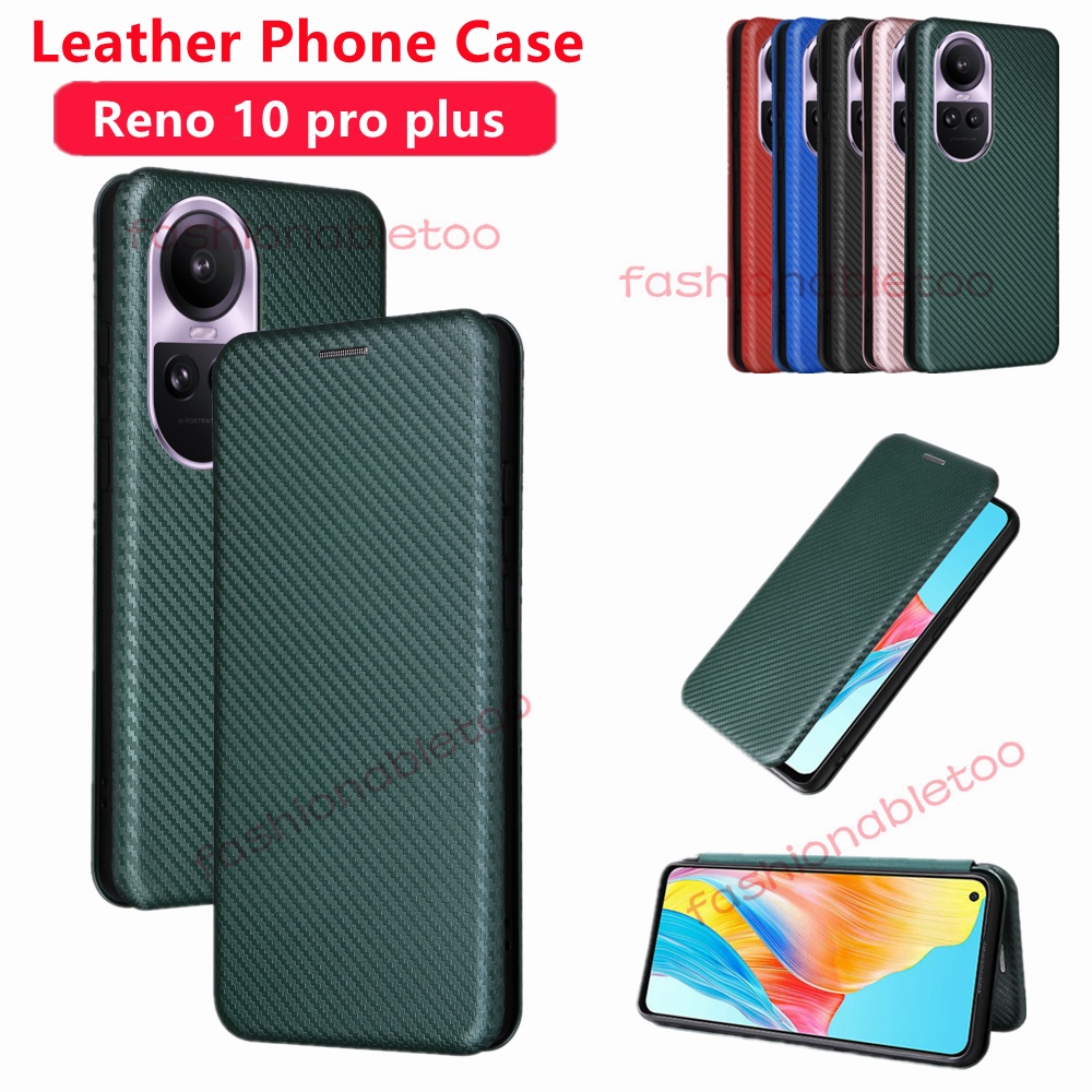 เคสโทรศัพท์มือถือหนัง ฝาพับแม่เหล็ก กันกระแทก พร้อมช่องใส่บัตร ขาตั้งวาง สําหรับ Oppo Reno 10 11 pro plus 10proplus 10pro+ 11pro 11F Reno10 pro Reno10pro+ Reno11pro Reno11 F Reno11F